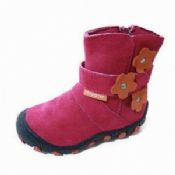 Childrens Casual Boots with Flower Shape images