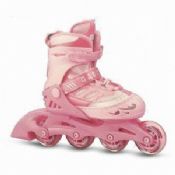 Inline Skate Shoes with PU Wheels and Aluminum Frame images