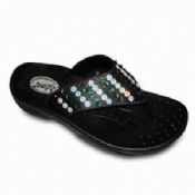 Lightweight Mens Slippers with PU Sole, Available in Various Colors images