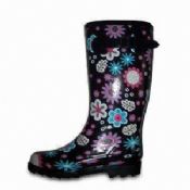 Bottes de pluie de Womens brillant images