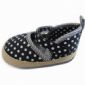 Baby Shoes with Fabric Sole and Canvas Uppe small picture