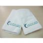 Branco 100% algodão Hotel fornecimento OEM bordado logo a toalha de mão small picture