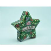 Star shape gift tin can images