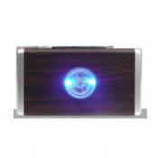 Colorful Light 3.5mm Audio Wooden Speakers images