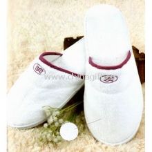 White Hotel Slippers Coral Velvet images