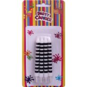 Black and White Birthday Party Candles images