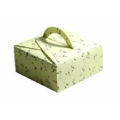 Empty Portable Matt Lamination Eco-friendly Paper Cake Packing Box images