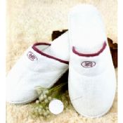 White Hotel Slippers Coral Velvet images