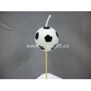 Soccer wedding candle