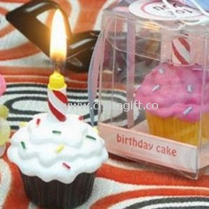 Cup cake birthday candle
