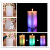 LED pillar shape candles images