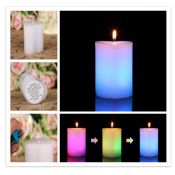 Red pink heart pillar candle images