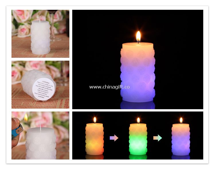 Wedding Rose candles