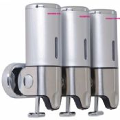 Triple Soap Handwash Dispenser Stainless With For 5 Star Hotel images