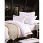 100% Cotton Polyester Textile Luxury Hotel Bed Linen / white bed linen small picture