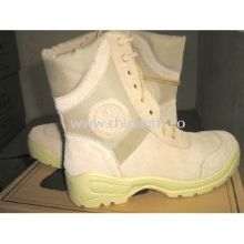 Short Cow Suede Leather Boots Military Footwear images