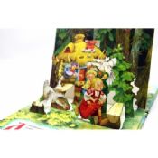 Case Bound Colorful Story Pop Up Children Book Printing With Diecut Book images