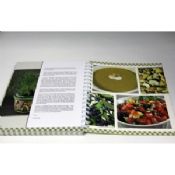 Personnalisé professionnel CookBook impression A4 l&#39;enduit UV, respectueux de l&#39;environnement images