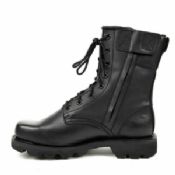 Montanhismo couro liso / selva militar botas para Swat, bombeiro images