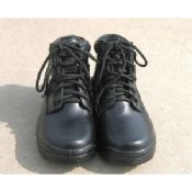 Mens de couro botas táticas militares para escalada tático / andando images