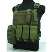OD Green Tactical 100D / 600D Vests For Military Tactical Gear images