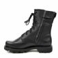 Flat Leather Mountaineering / Jungle Military Boots For Swat , Firefighter small picture