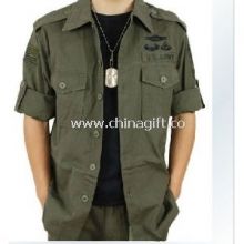 Military Cotton Mens Cargo Shirt Breathable images