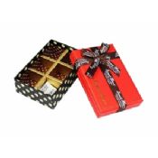 Chocolat recyclé boîtes à cadeaux en carton de plateaux Insert images