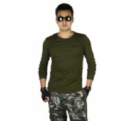 Green Cotton Mens Cargo Shirt images