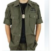 Chemise de Mens Cargo militaire coton respirante images