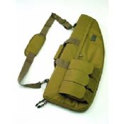 Gunbag de tactique militaire en noir, sable, kaki images