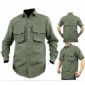 Militares tácticos de combate ejército verde carga Mens camisa small picture