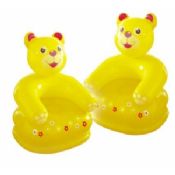 0,3 мм ПВХ медведь надувной диван стул желтый для детских сидений images