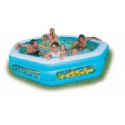 5 Person aufblasbare Schwimmbecken langlebig PVC images