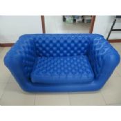 Doppelsitz blau aufblasbares Sofastuhl images