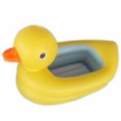 Aufblasbare Wasser-Boot Spielzeug gelb Ente images