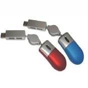 Souris rétractable avec hub usb images