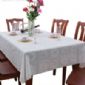 White PVC Table Cloth Wipe Clean small picture