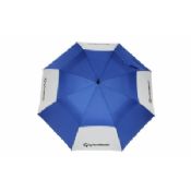 Guarda-chuva do golfe dossel duplo azul images