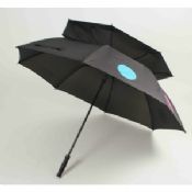 Lujo impreso doble cubierta paraguas Golf images