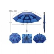 Windproof Double Canopy Golf Umbrella images