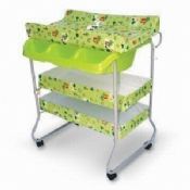 Baby Changing Bath Tub with Lock Wheels Stand images