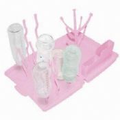 Portable Bottle Drying Rack with Folding Design images