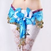 Beautiful Belly Dance Hip Scarves Decorated images