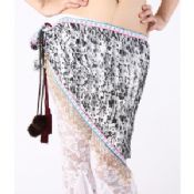 Delicate Louver Beruffled adult Belly Dance Hip Scarves images