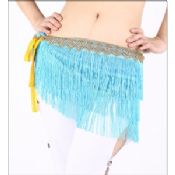 Drei Schichten Tassel Bauchtanz Hip Schals images