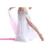 White Belly Dance Skirt images