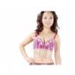 Brillant violet Tribal Belly Dance Costume de Tops avec des Accents de frange longue perlée small picture