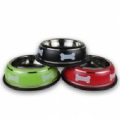 Durable Stainless Steel Bowl Dishes Food Pet Feeder images