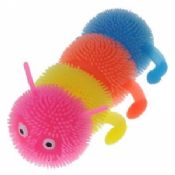 bola luminosa de orugas de goma cuatro / luminescente colorido juguete color aleatorio images